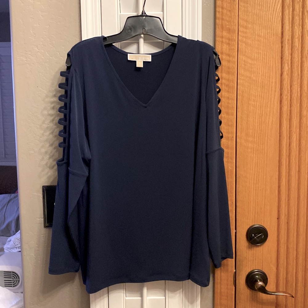 Michael Kors dark blue top size 1X
